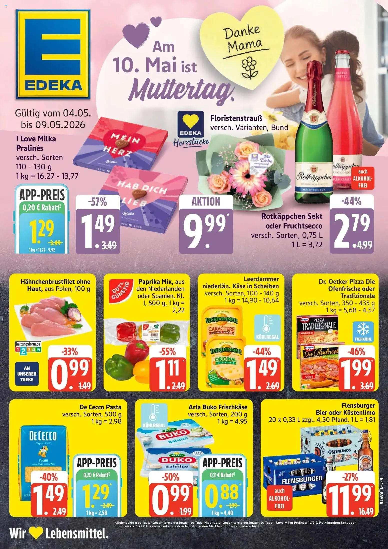 Edeka prospekt Bremervörde	 (ab 04.05.2026) » Angebote Online | Seite: 1 | Produkte: Rotkappchen sekt, Theke, Fruchtsecco, Frischkase