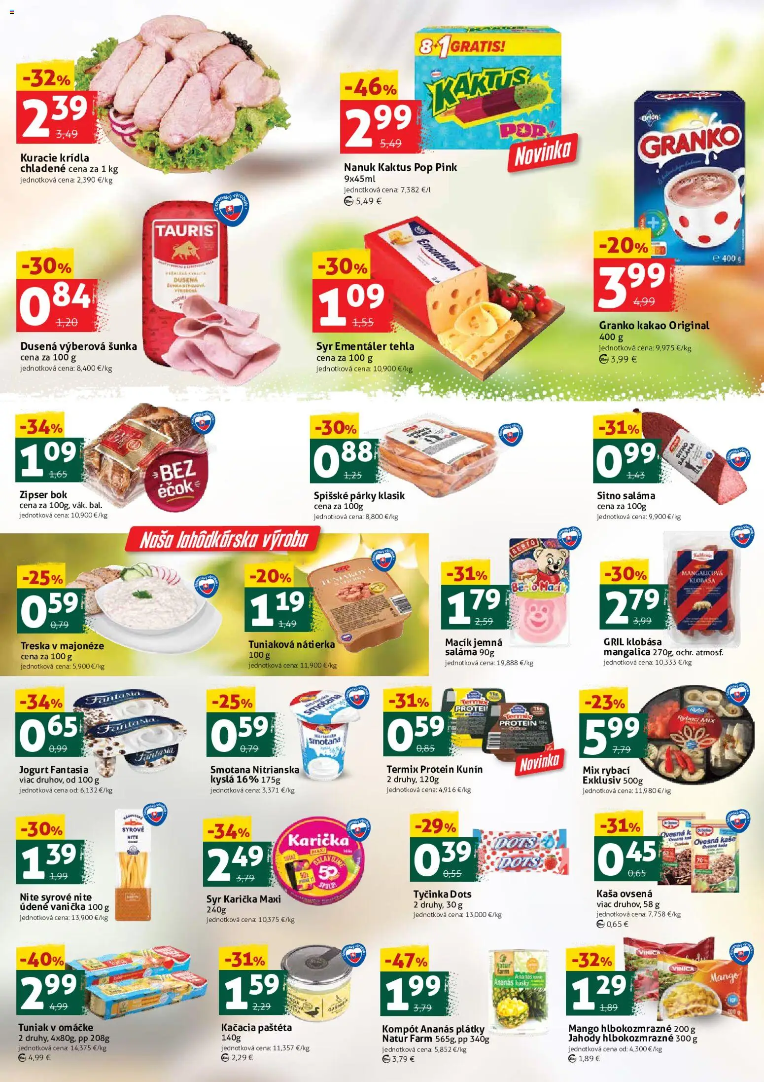Nové COOP Jednota akcie – leták je platný od 26.06.2026 | Strana: 2