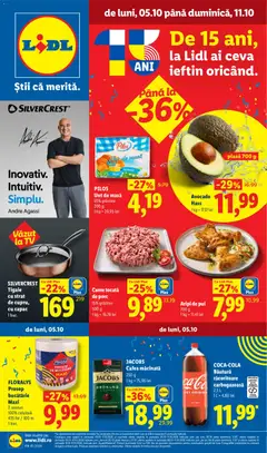 Ofertele Lidl valabile de la 05.10.2026