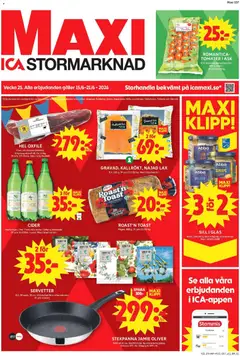 ICA Maxi erbjudanden - Förhandsvisning av reklamblad från butik ICA Maxi aktuell från 15.06.2026