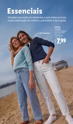 Pré-visualização ESMARA Camisola, 95% Algodão (biológico), 5% elastano (LYCRA®) Tam. S ao L válido de 20.04.2026 | Página: 28 | Produtos: Algodão, Camisola