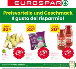 Anteprima del volantino Eurospar volantino Ora valido a partire dal 15/10/2026