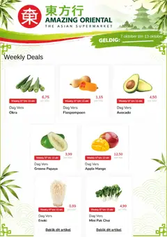Amazing Oriental folder - Voorbeeld van een folder van Amazing Oriental, geldig van 07-10-2026