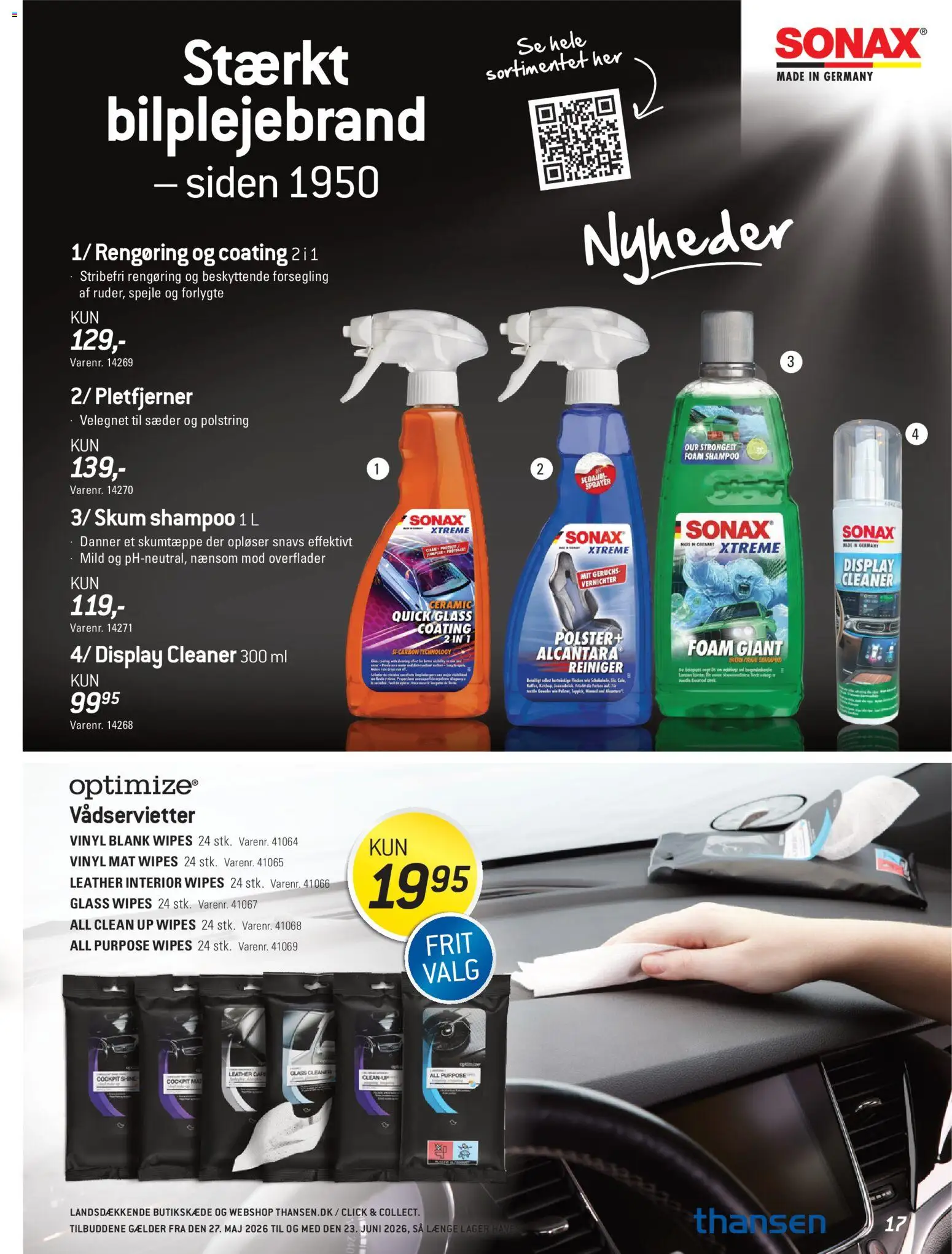 Thansen tilbudsavis – gyldig fra 27.05.2026 | Side: 17 | Produkter: Shampoo, Pletfjerner