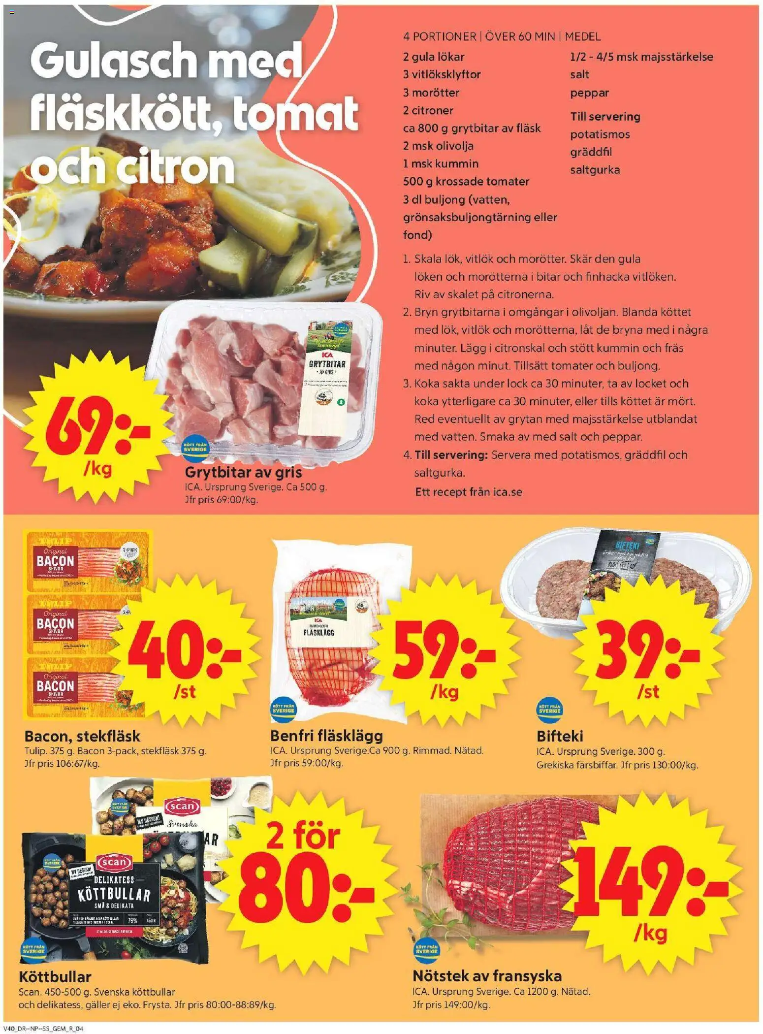 ICA Supermarket reklamblad aktuell från 28/09/2026 | Sida: 4