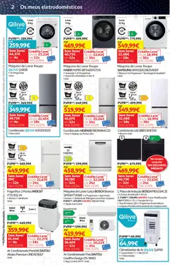 Pré-visualização Auchan - Vida no Exterior válido de 06.05.2026 | Página: 35 | Produtos: Porta, Frigorífico, Congelador, Máquina de lavar
