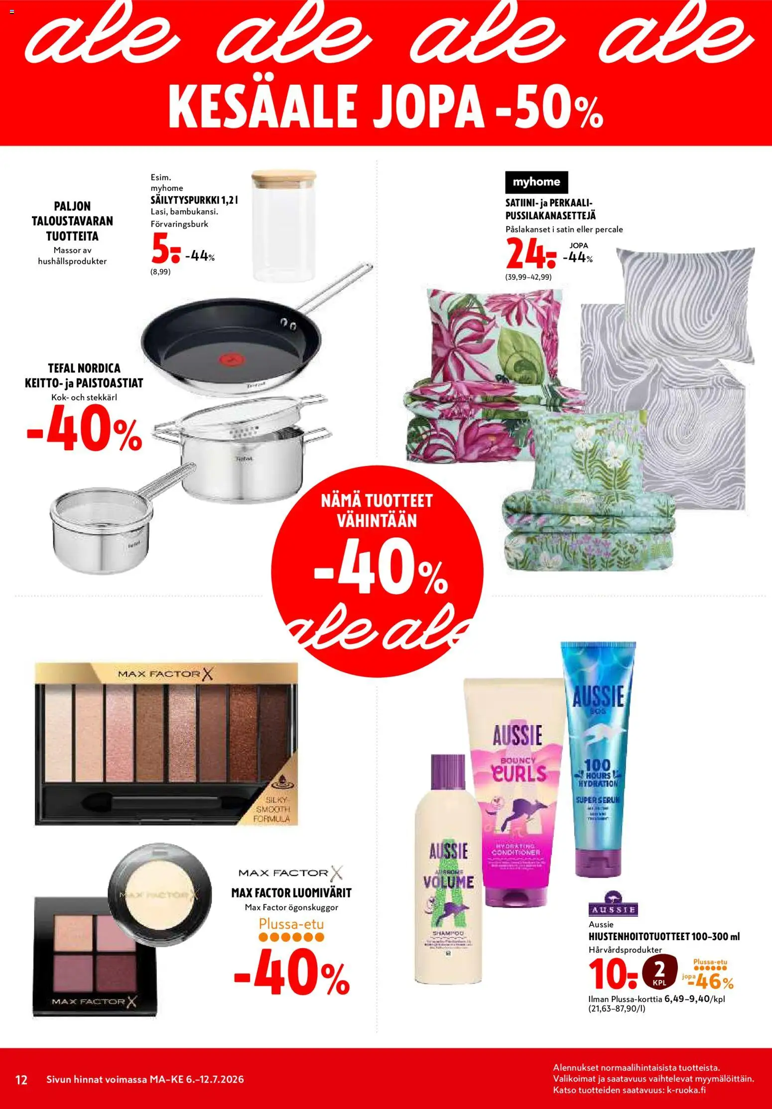K-Citymarket tarjoukset – voimassa 06/07/2026 alkaen | Sivu: 12 | Tuotteet: Shampoo, Keitto