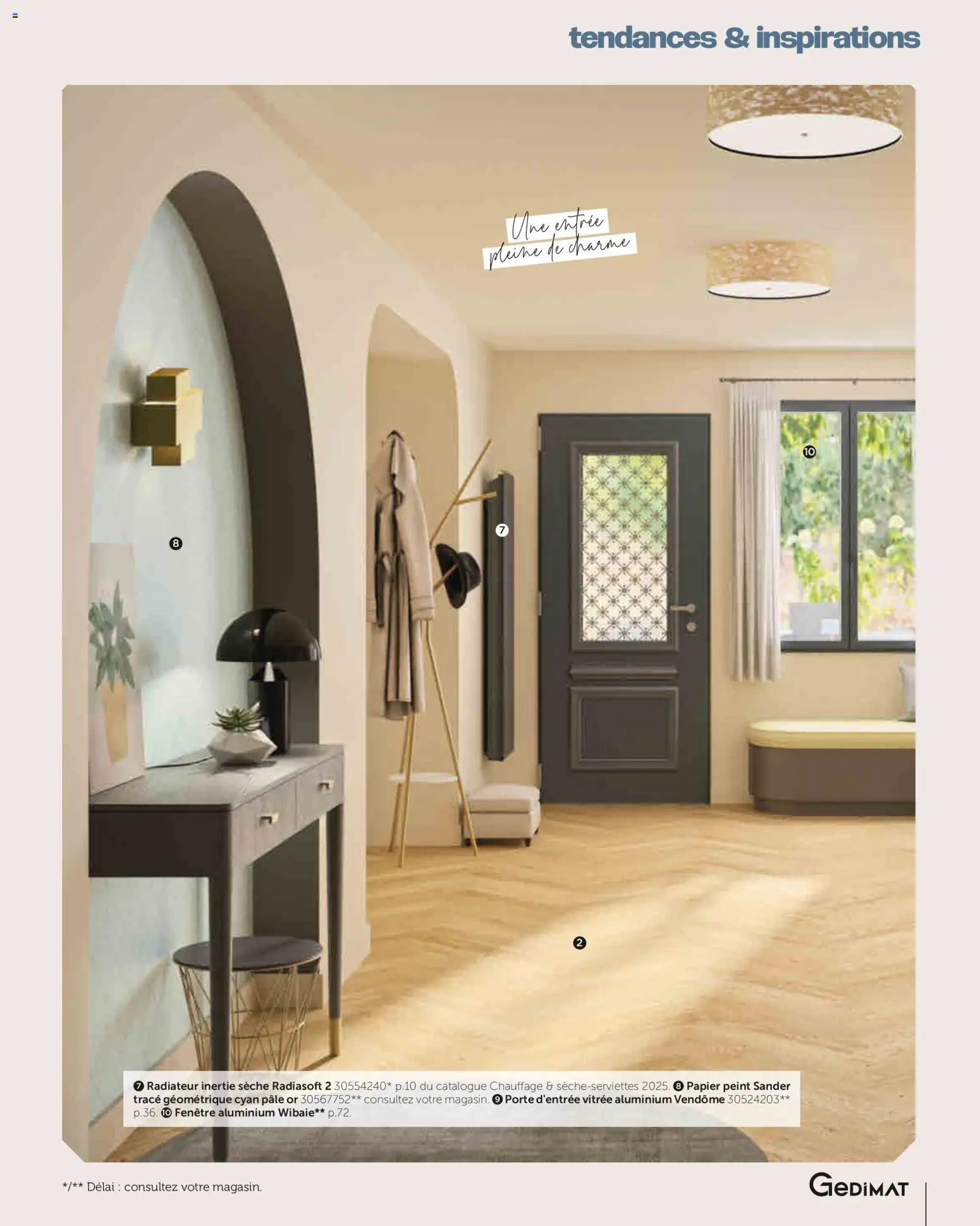 {H1} | Page: 14 | Produits: Porte, Radiateur, Papier peint