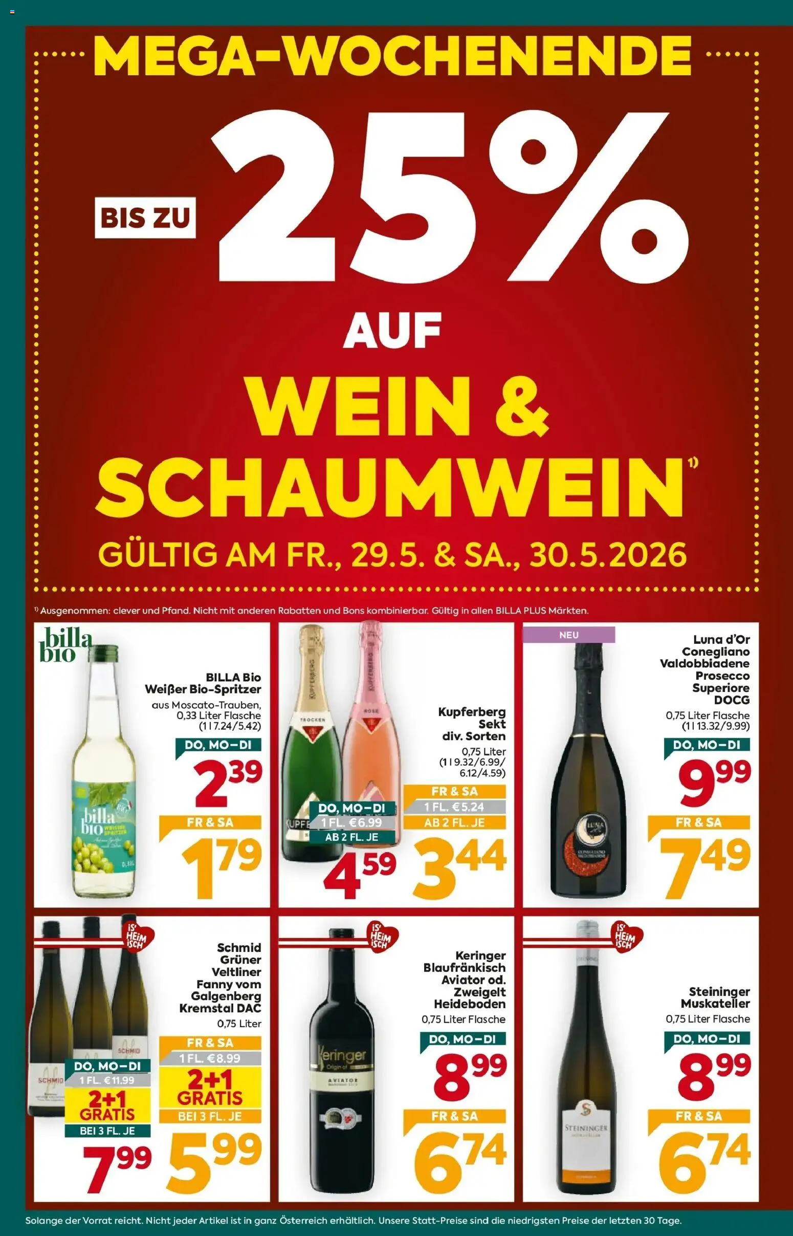Billa Plus Flugblatt - Salzburg gültig ab 28.05.2026 | Seite: 2 | Produkte: Wein