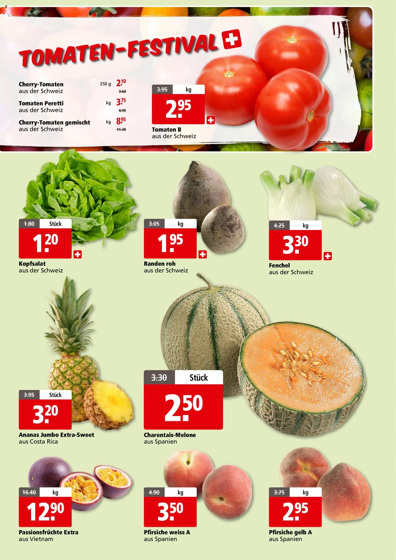 Aligro aktionen 2000 Chavannes, Matran, Genf, Sitten – gültig ab 08.06.2026 | Seite: 6 | Produkte: Tomaten, Ananas