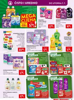Spar Katalog - Pregled kataloga iz trgovine Spar, vrijedi od 01.07.2026 | Stranica: 27 | Proizvodi: Deterdžent za pranje rublja, Omekšivač, L'Angelica, Lenor