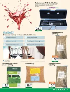 KTC Katalog poljoljekarni - Pregled kataloga iz trgovine KTC, vrijedi od 19.08.2026 | Stranica: 3 | Proizvodi: Travna smjesa