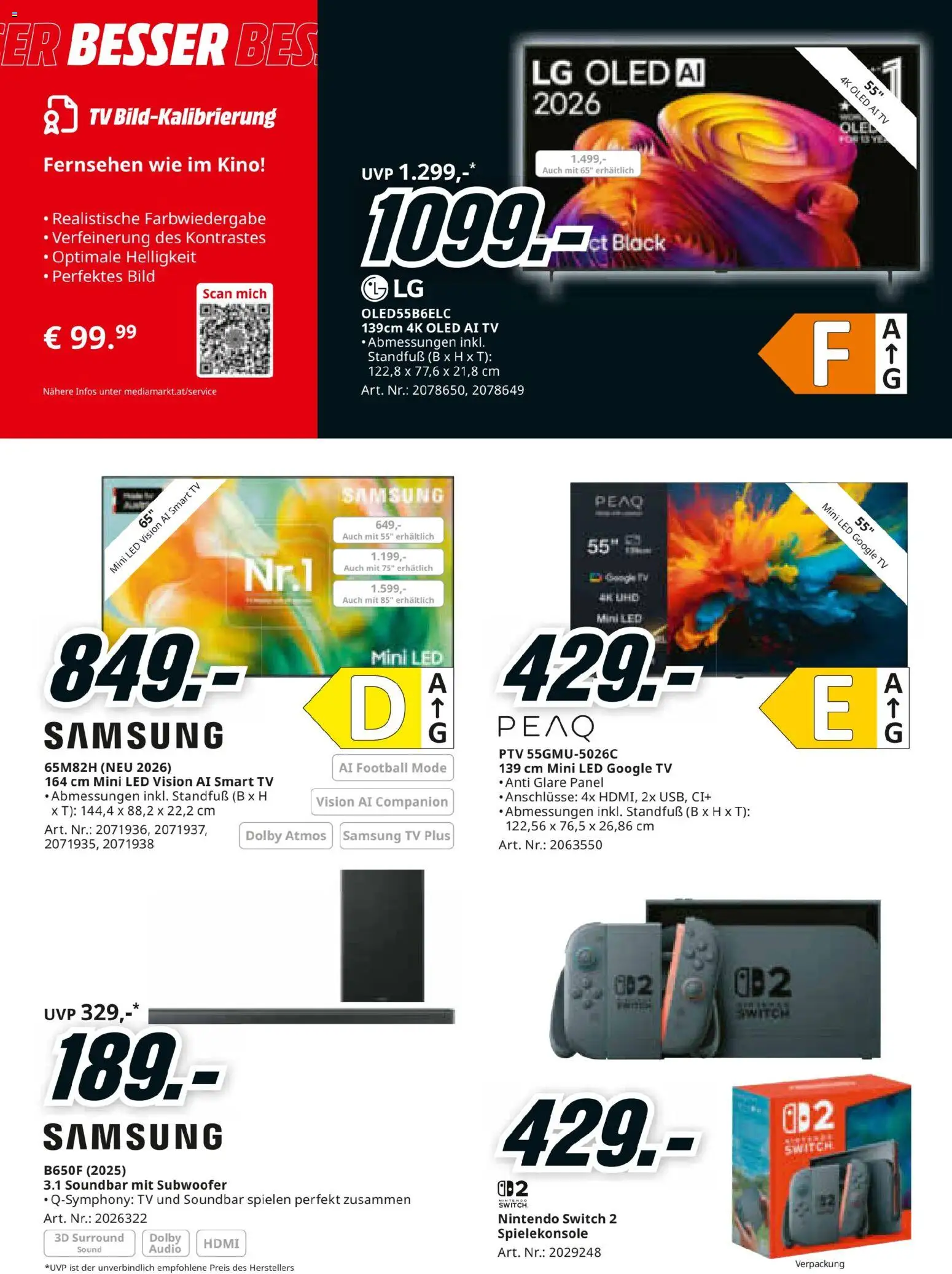 Media Markt Superstart gültig ab 25.08.2026 | Seite: 16 | Produkte: TV, Audio, Samsung