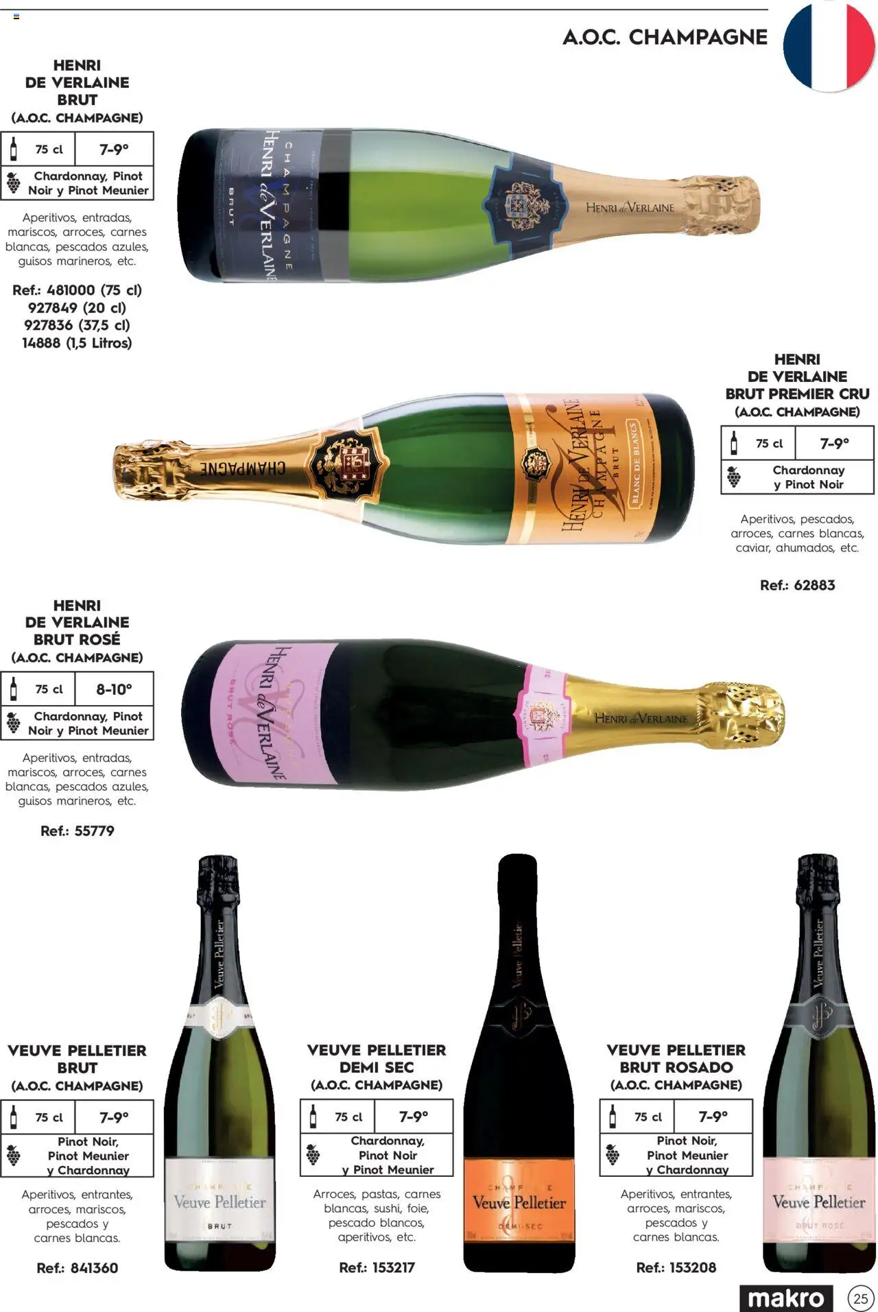 Makro Guia de vinos │ válido desde el 02/01/2025 | Página: 25 | Productos: Pescado