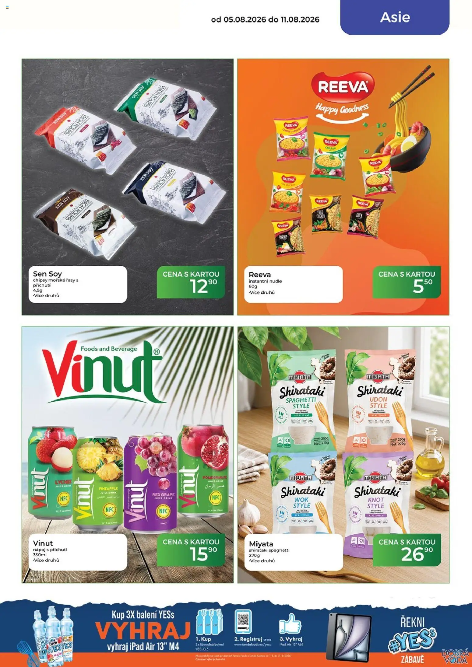 Tamda Foods leták od 05.08.2026 | Strana: 45 | Produkty: Mořské řasy, Ipad, Chipsy, Nudle