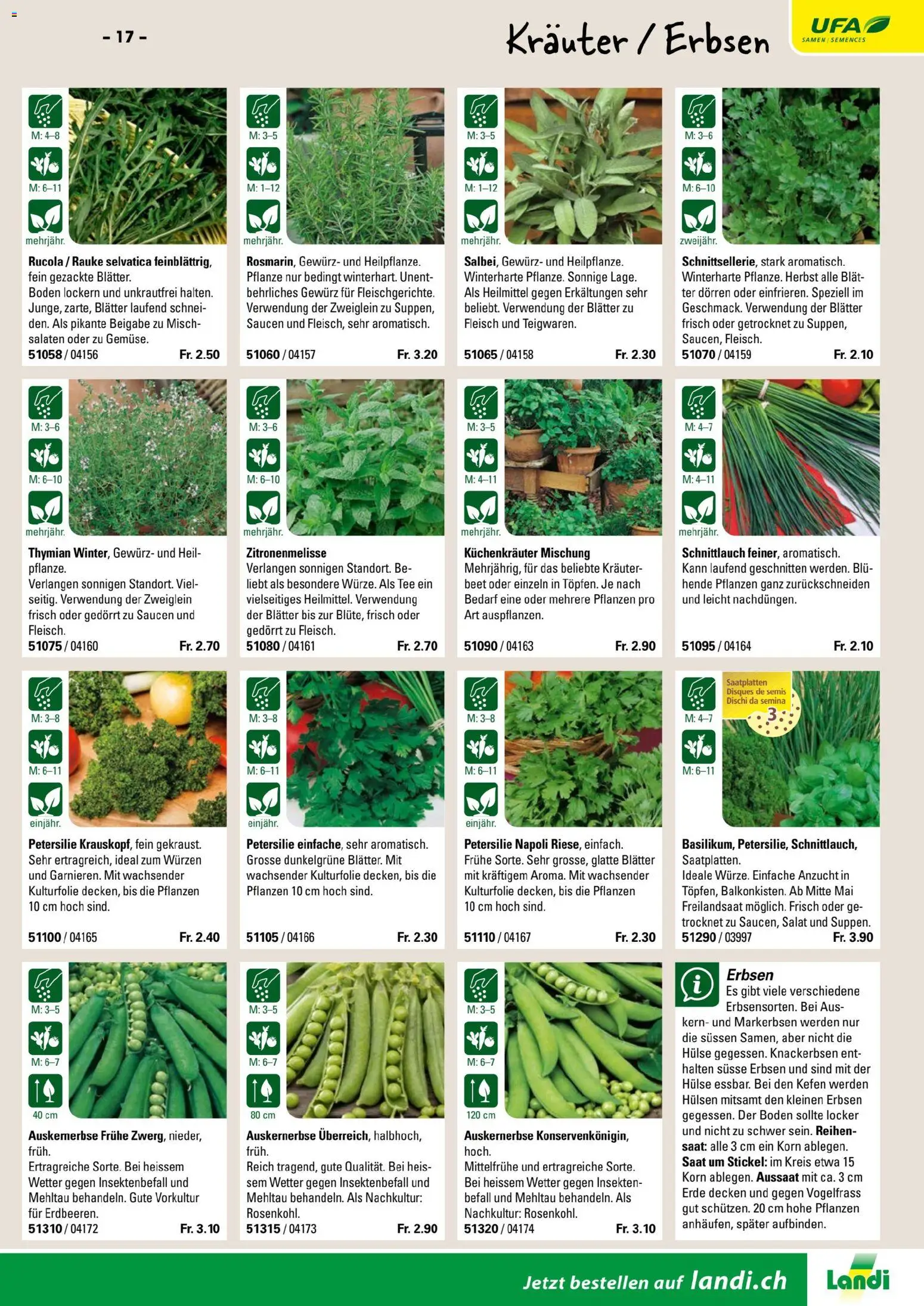Landi ( Deaktivovane pre Letakomat )  Aktionen – gültig ab 07.01.2026 | Seite: 19 | Produkte: Rucola, Tee, Erbsen, Misch