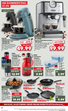 Kaufland Prospekt ab 21.05.2026 gültig | Seite: 42 | Produkte: Philips, Senseo, Grill, Wok