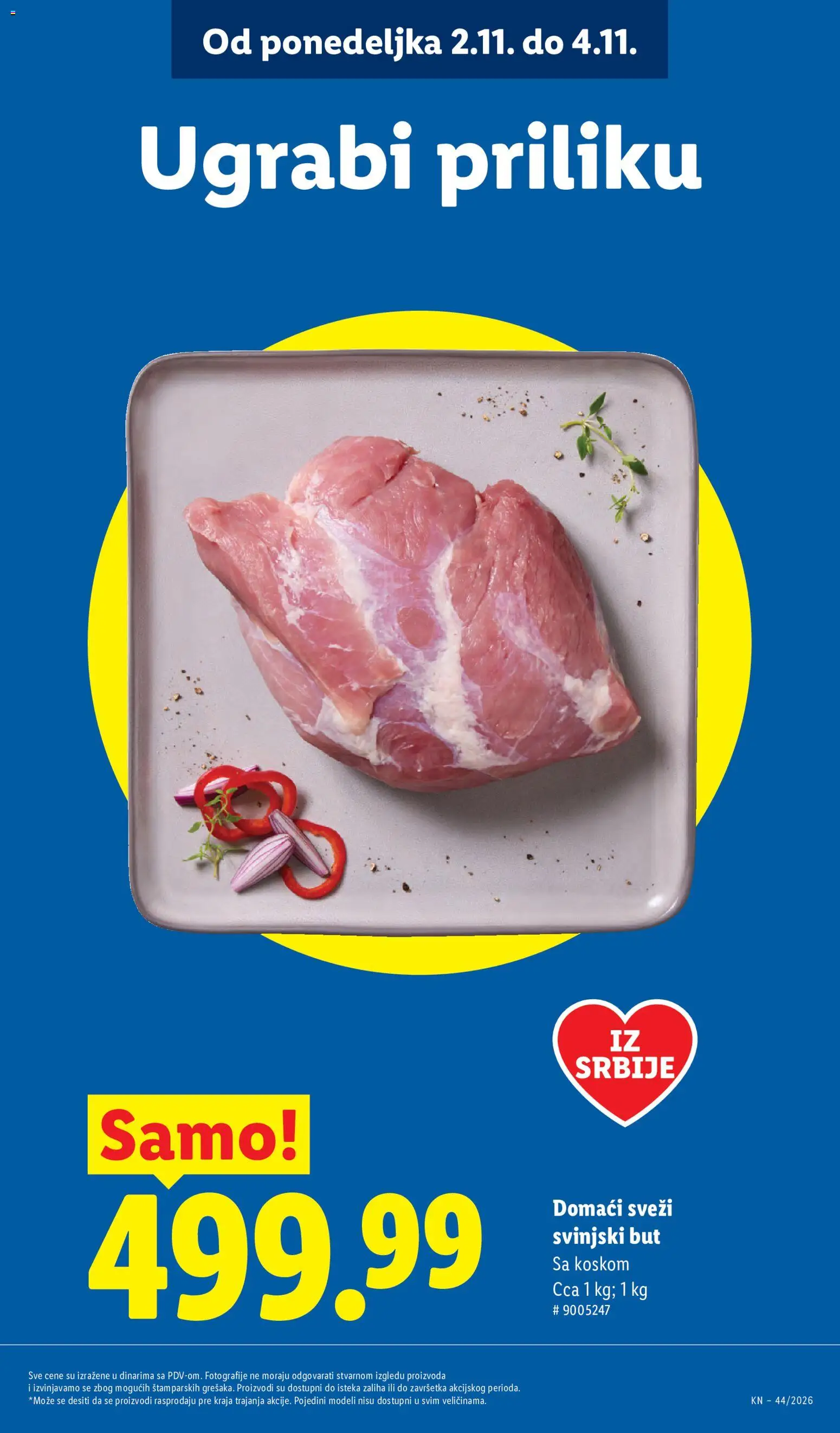 Lidl katalog - važi od 29.10.2026 | Strana: 15 | Proizvode: Svinjski but