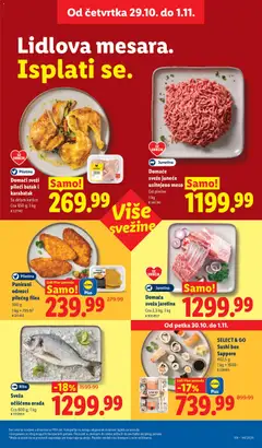 SELECT & GO Sushi box Sapporo, 462,5 g - pregled Lidl kataloga - važi od 29.10.2026 | Strana: 23