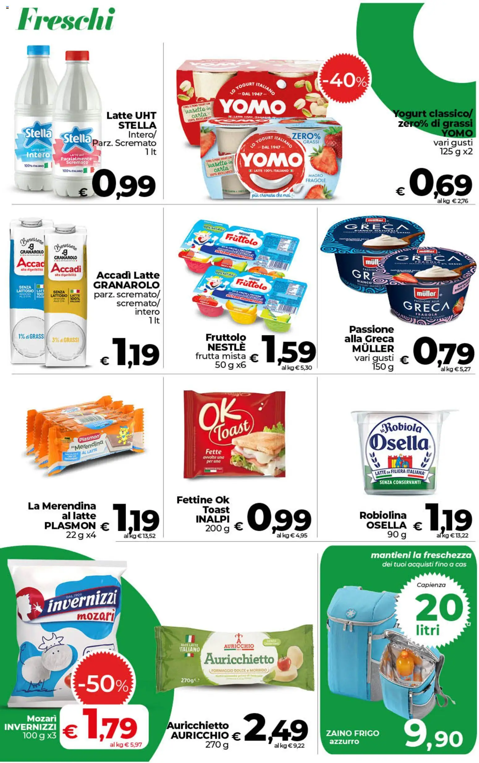 Volantino COOP del 18.06.2026 | Pagina: 13 | Prodotti: Yogurt, Fragole, Formaggio, Robiola