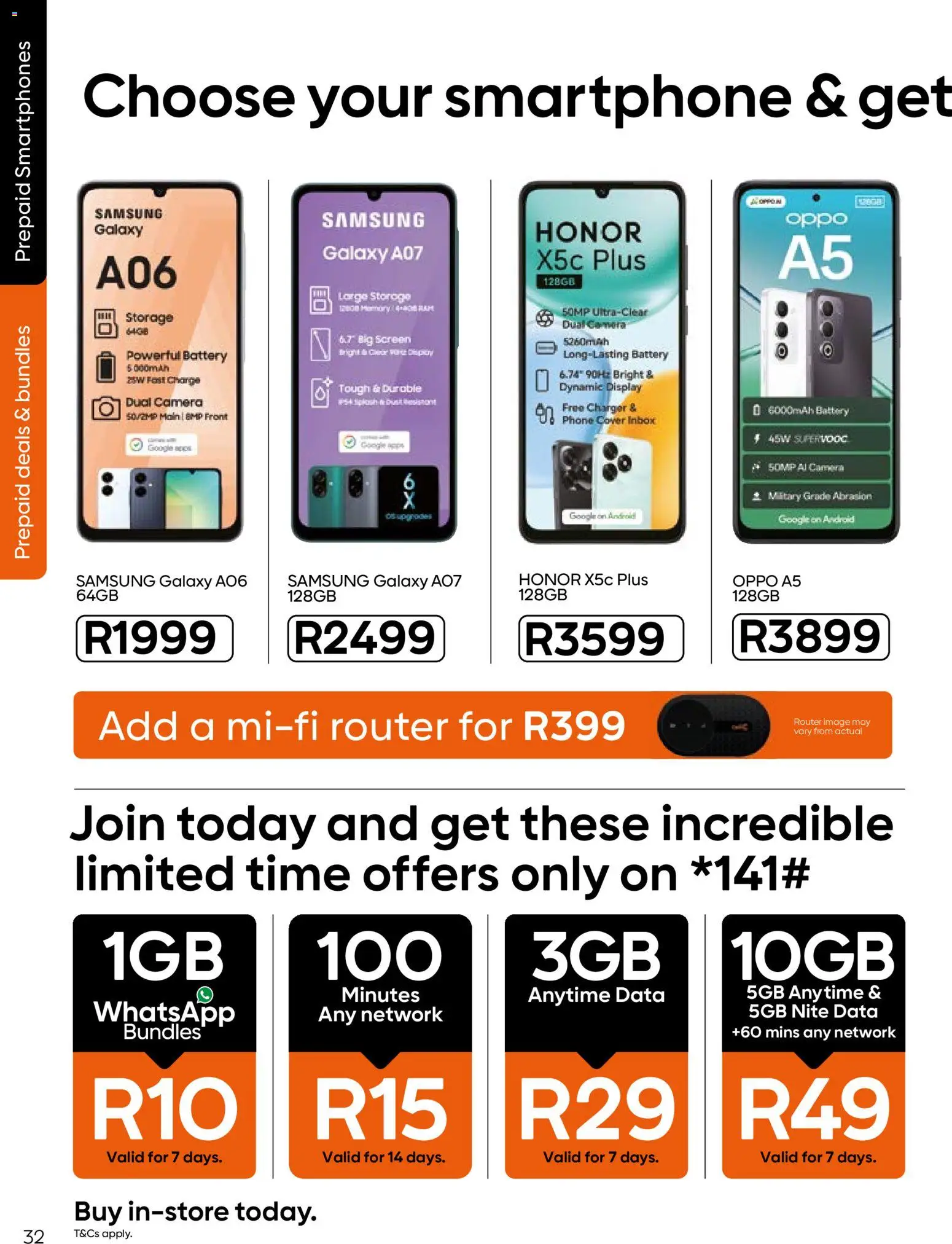 New Cell C catalogue – valid from 19.06.2026 | Page: 34
