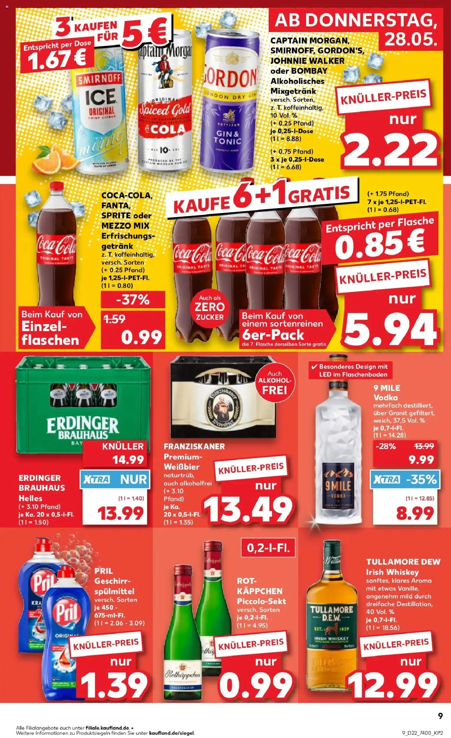 Kaufland Prospekt Eisenberg – gültig ab 26.05.2026 | Seite: 14 | Produkte: Franziskaner, Weißbier, Rotkäppchen, Oder mezzo mix