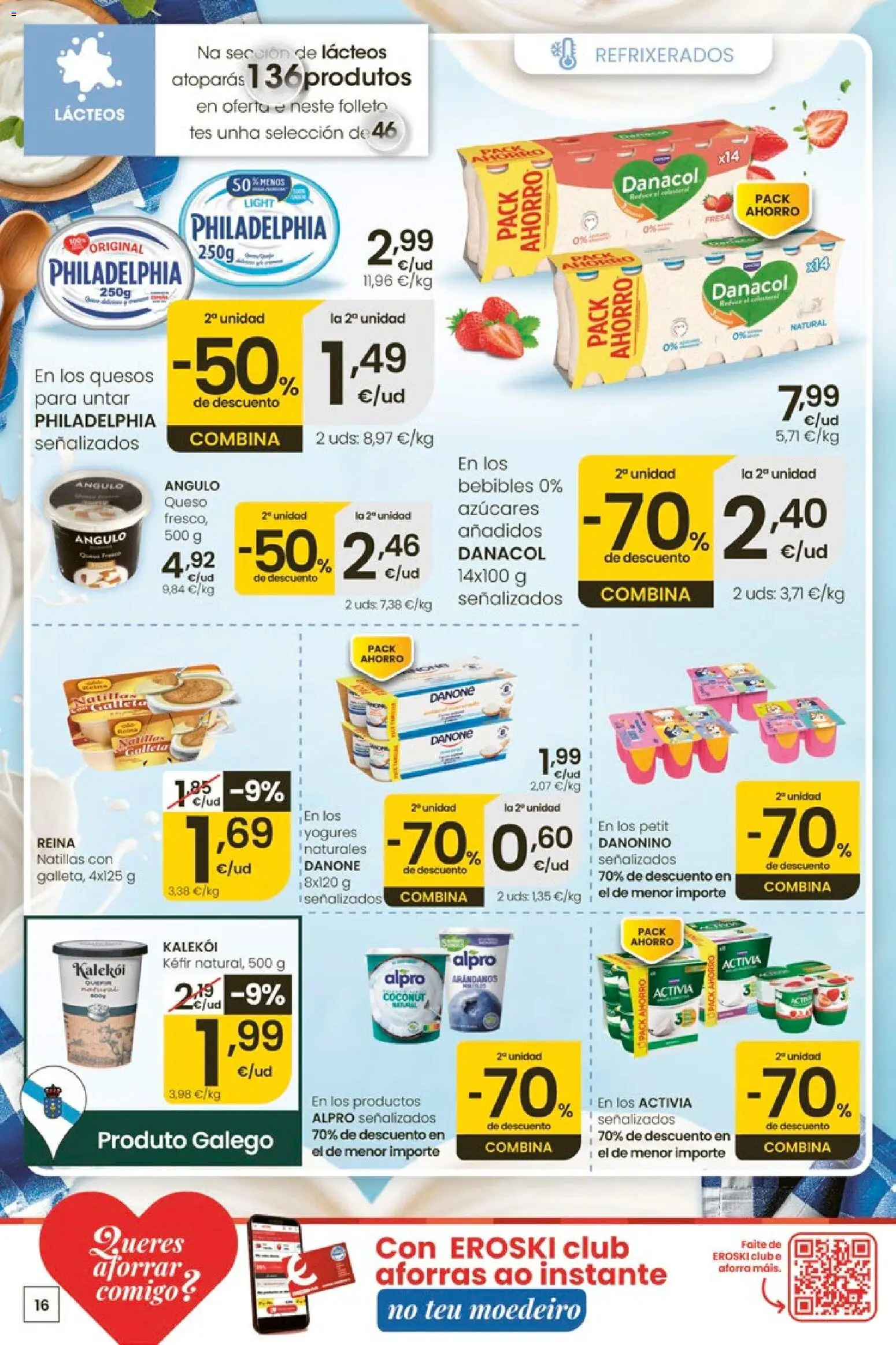 Eroski Quieres ahorrar conmigo │ válido desde el 14.05.2026 | Página: 16 | Productos: Queso