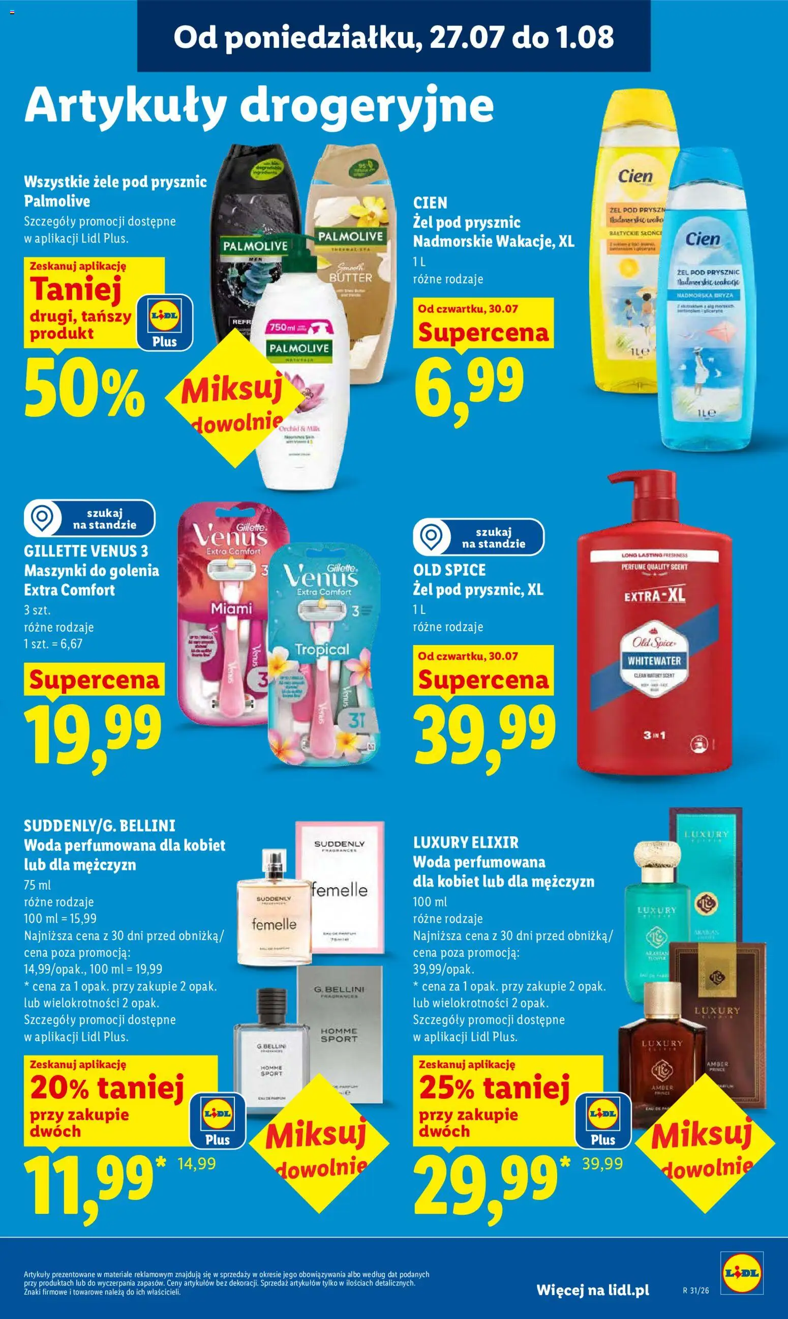 Lidl Polsko leták od 30.07.2026 | Strana: 91 | Produkty: Cien, Bellini, Old Spice