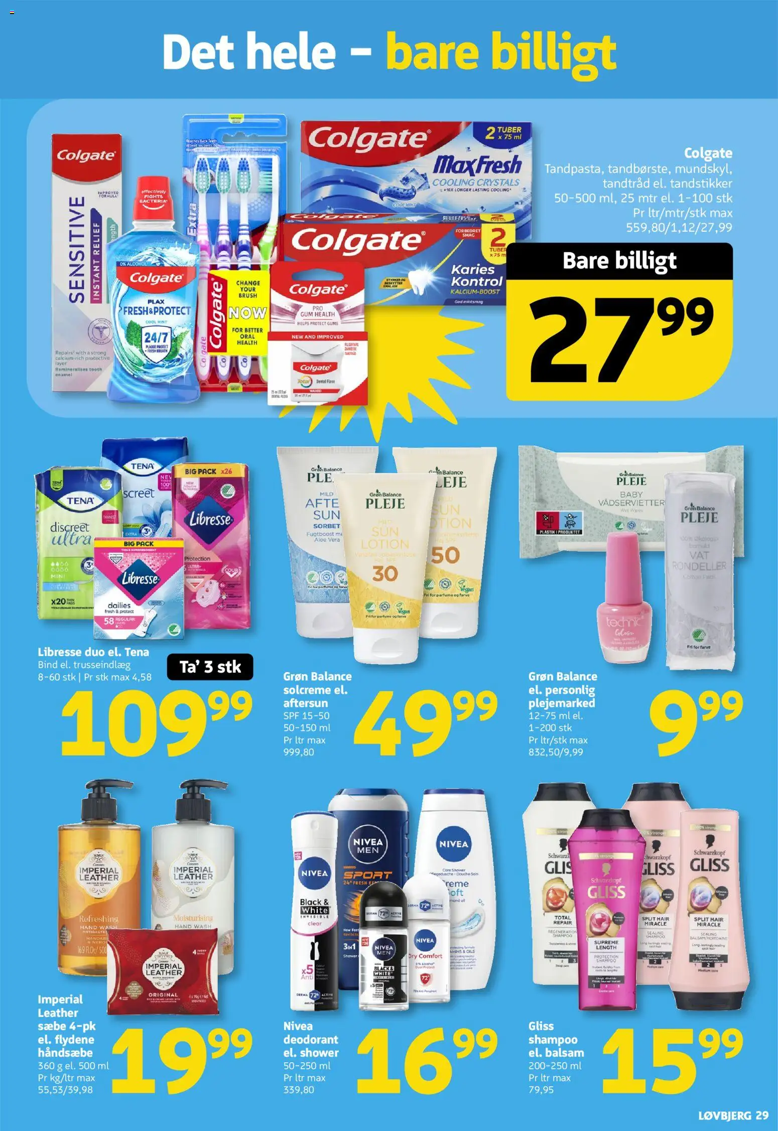 Løvbjerg tilbudsavis – gyldig fra 12.06.2026 | Side: 29 | Produkter: Parfume, Shampoo, Balsam, Sæbe