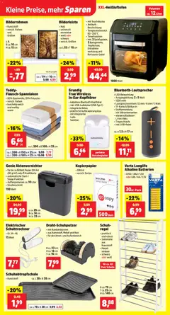 Thomas Philipps Prospekt ab 28.09.2026 gültig | Seite: 17 | Produkte: Aktenvernichter, Batterien, Regal, Bilderrahmen