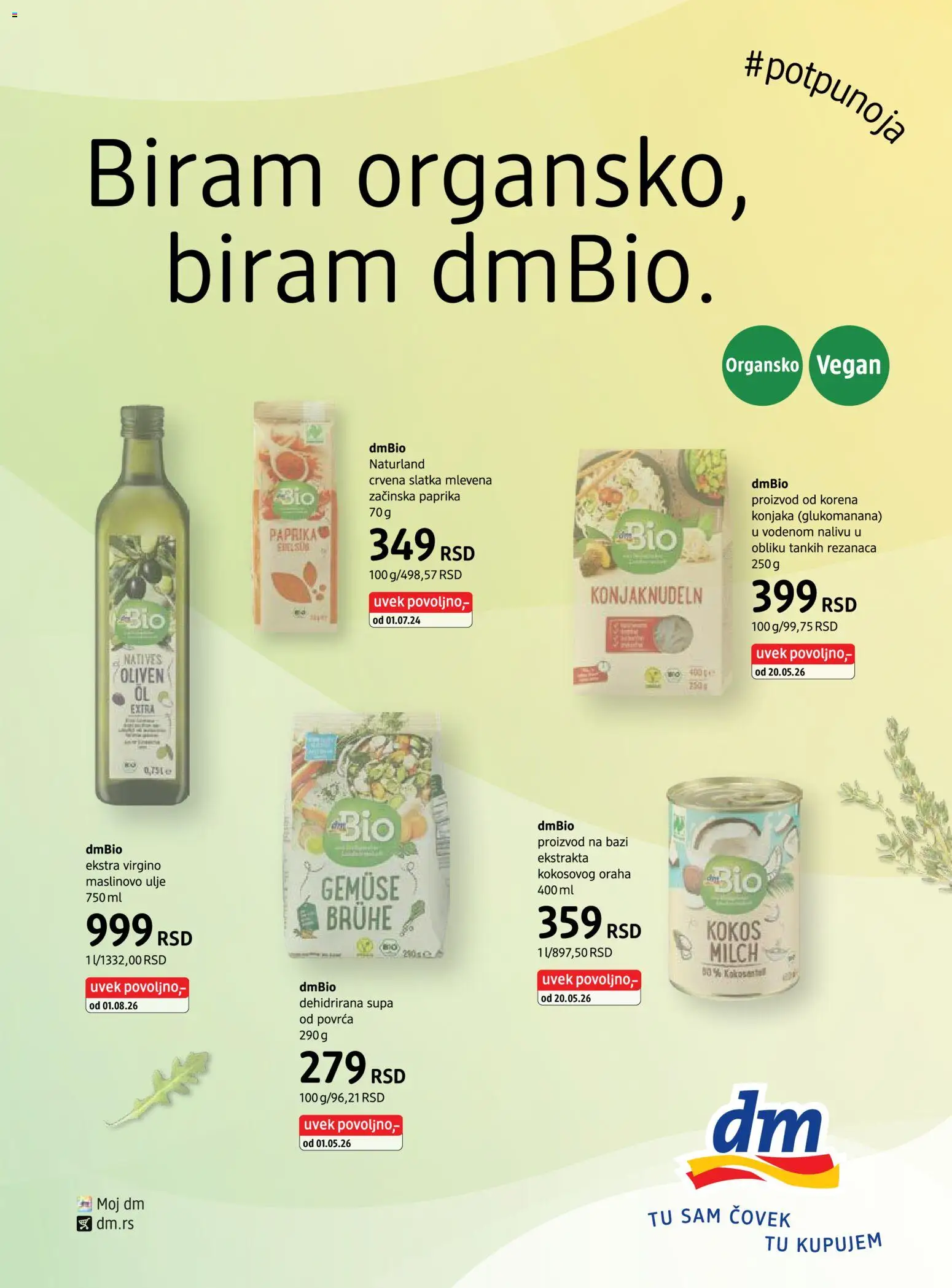 DM Drogerie katalog - važi od 15.10.2026 | Strana: 57 | Proizvode: Kokos, Paprika, Ulje, Maslinovo ulje