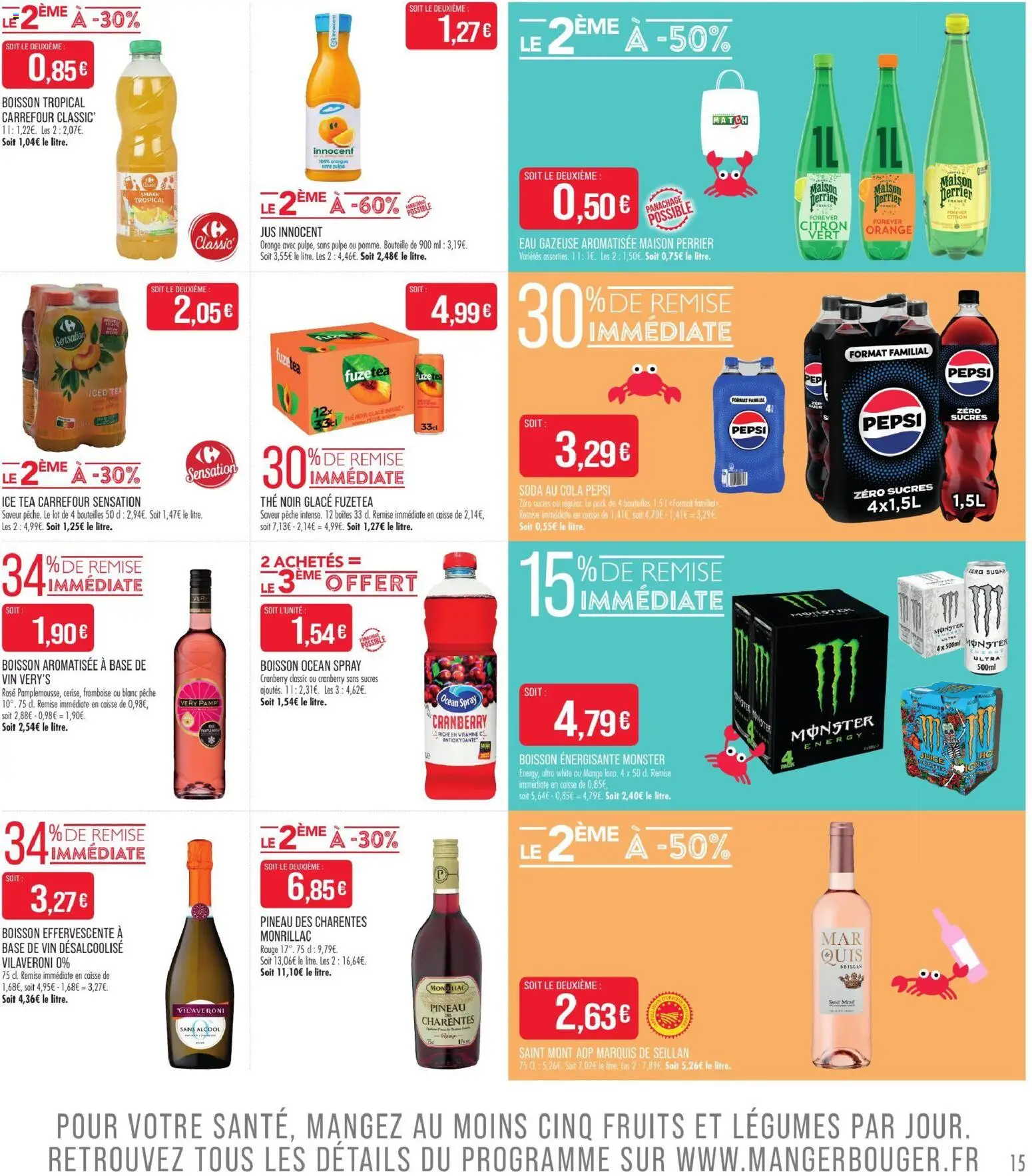 {H1} | Page: 15 | Produits: Boisson, Soda, Boisson tropical, Thé noir