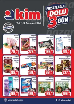 10 Temmuz 2026 tarihinden itibaren geçerli olan Kim Market kataloğu önizlemesi