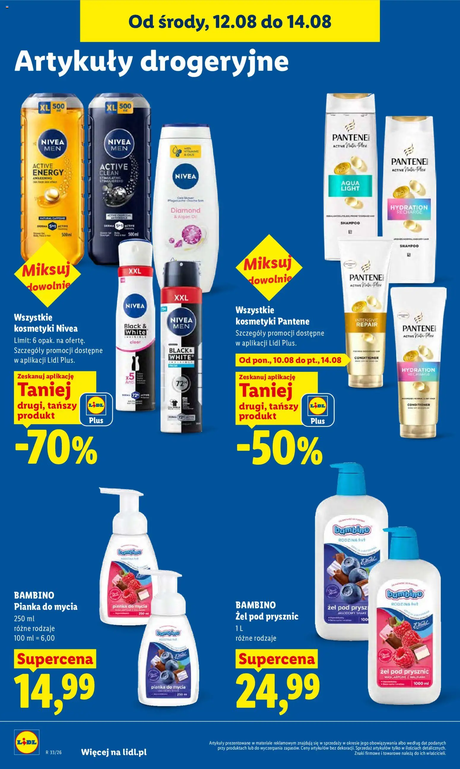 Lidl Polsko leták od 12.08.2026 | Strana: 90 | Produkty: Nivea, Mascarpone