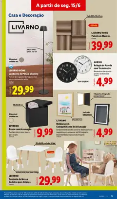 Pré-visualização LIVARNO HOME Candeeiro de Pé LED a Bateria, Candeeiro de Pé LED a Bateria Função de regulador de toque para o ajuste contínuo do brilho Inclui válido de 15.06.2026 | Página: 5 | Produtos: Candeeiro de pé, Cadeiras, Termómetro, Mesa