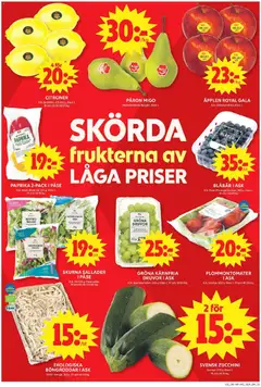 ICA Maxi erbjudanden - Förhandsvisning av reklamblad från butik ICA Maxi aktuell från 27/07/2026 | Sida: 3 | Produkter: Gem, Äpplen, Sallad, Zucchini