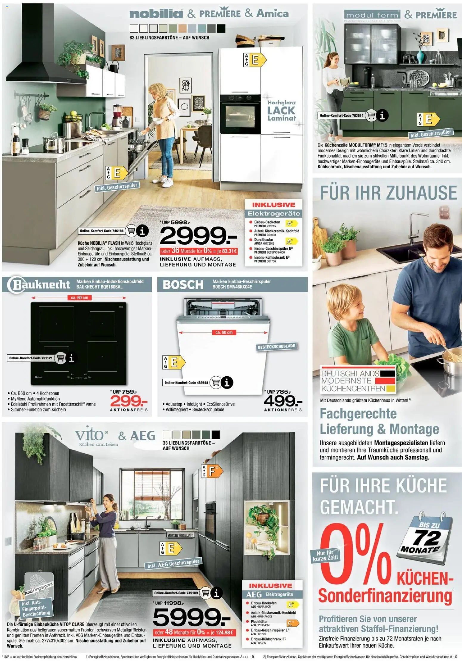 Ostermann Prospekt – gültig ab 29.08.2026 | Seite: 10 | Produkte: AEG, Einbauküche, Backofen, Kuchen