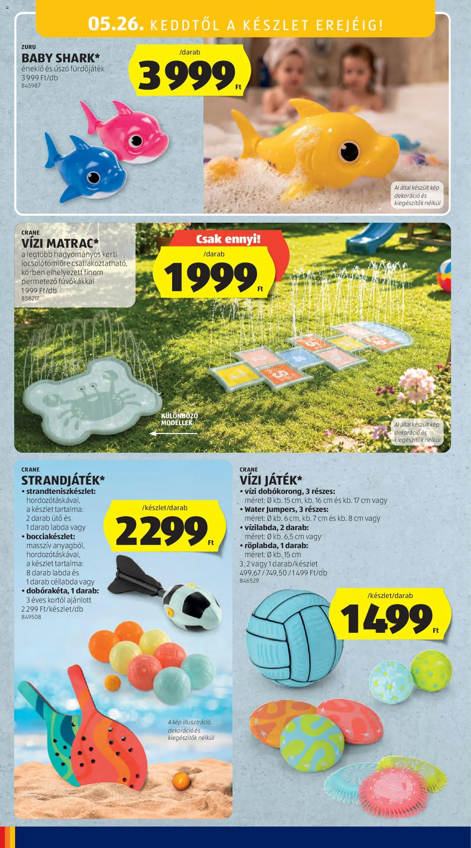 Aldi akciós ujság - amely érvényes a következő dátumtól: 21.05.2026 | Oldal: 24 | Termékek: Permetező, Dekoráció