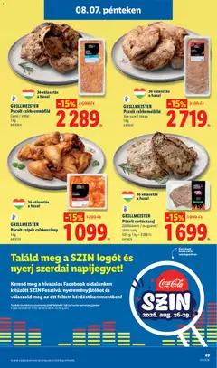 Lidl akciós újság - amely érvényes a következő dátumtól: 2026.08.06. | Oldal: 49