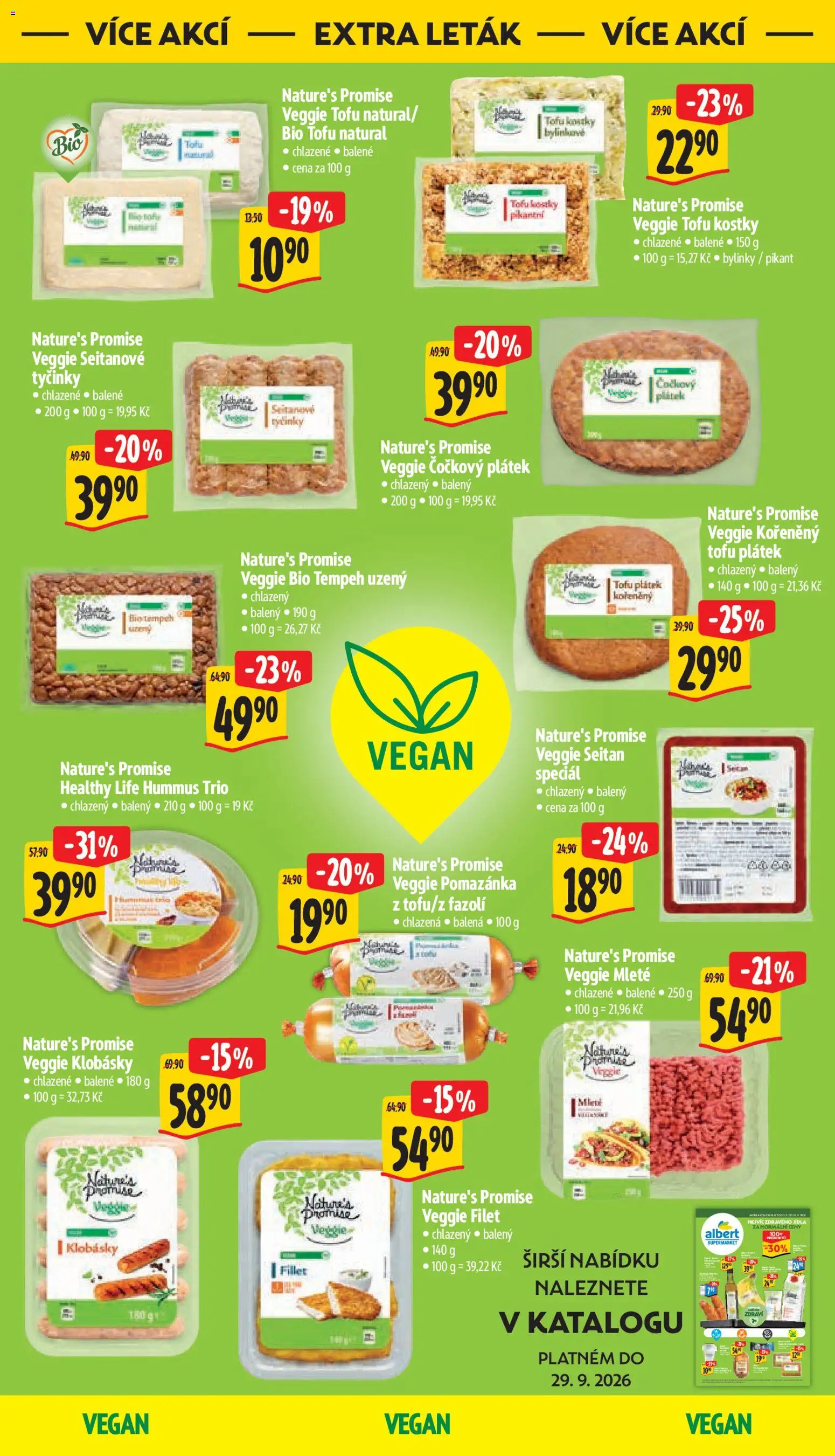 Albert leták - Hypermarket - Jablonec nad Nisou od 16.09.2026 | Strana: 49 | Produkty: Hummus, Bylinky, Filet, Klobásky