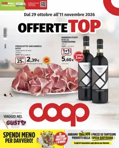 Anteprima del volantino COOP volantino valido a partire dal 29/10/2026