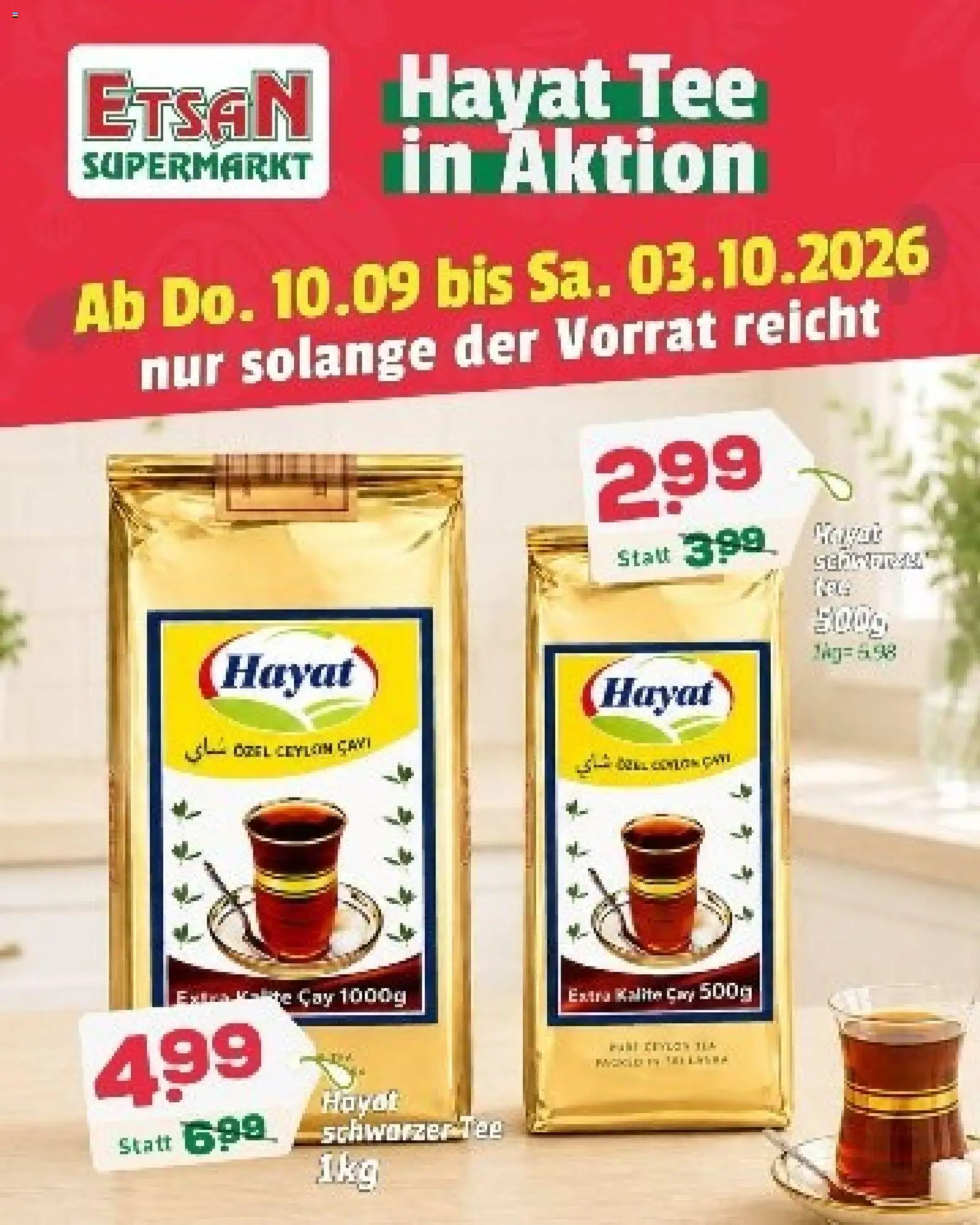 ETSAN Flugblatt gültig ab 29.09.2026 | Seite: 9 | Produkte: Tee