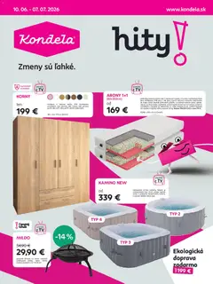 Kondela leták platný od 10.06.2026