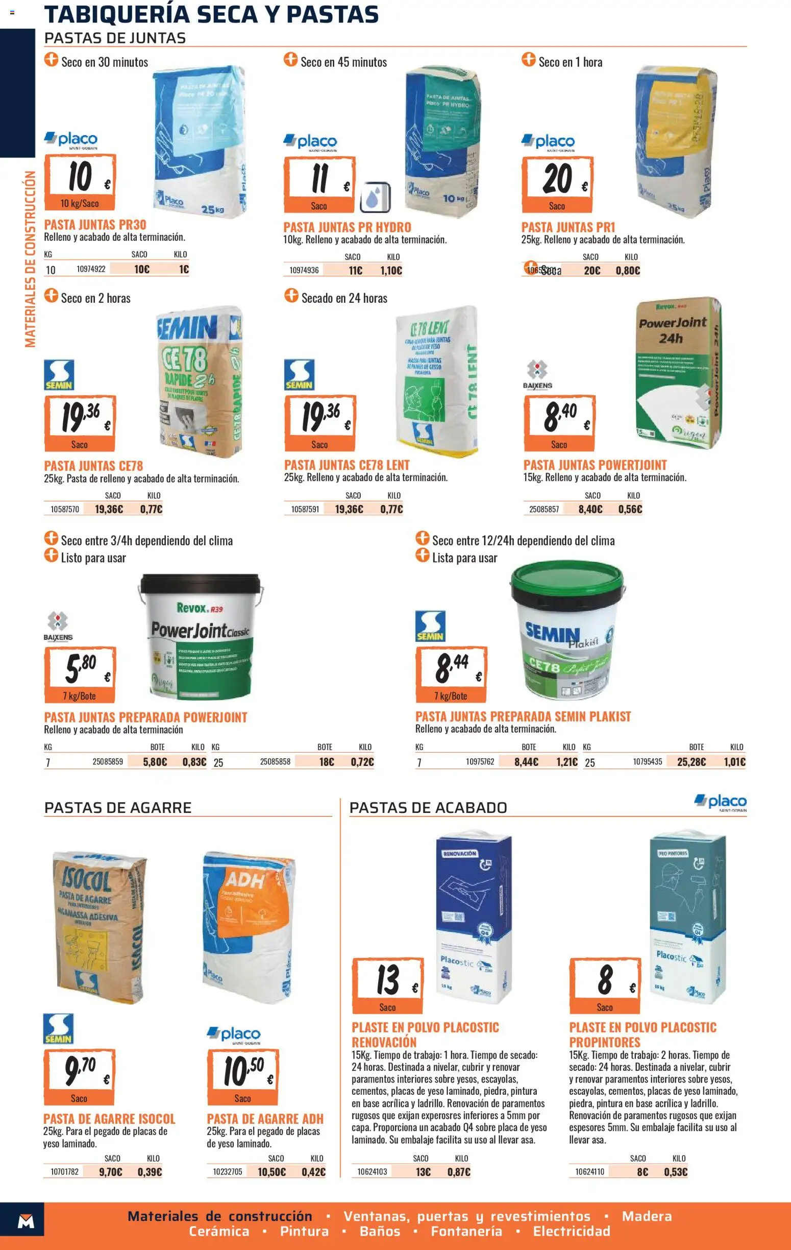 Obramat - Reformas Otono Imprenta Almacenes 43 Girona 2026 │ válido desde el 09/10/2026 | Página: 4 | Productos: Polvo, Pasta, Puertas