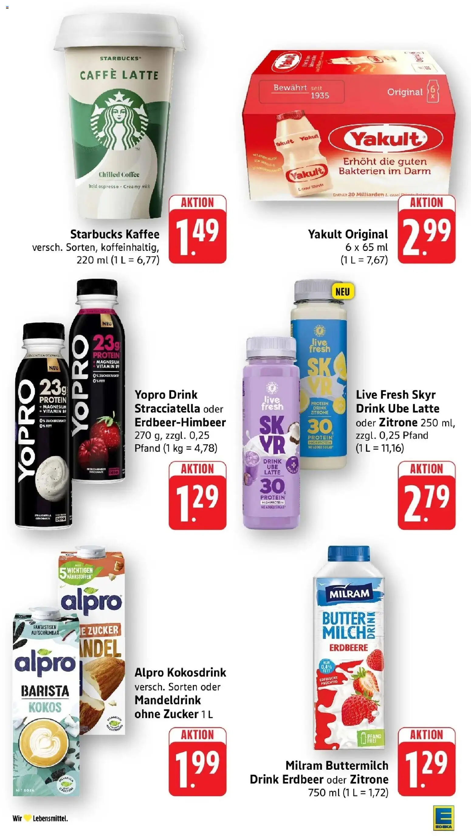 Edeka Prospekt Villingen-Schwenningen (ab 12.10.2026) » Angebote Online | Seite: 20 | Produkte: Buttermilch, Skyr, Alpro, Zucker