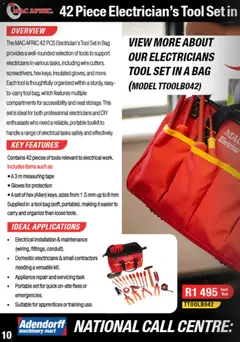Adendorff specials catalogue – valid from 01.01.2026 | Page: 12 | Products: Gloves, Bag, Tape