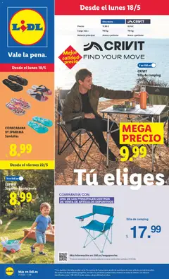 Vista previa Lidl folleto de bazar válido desde el 18.05.2026