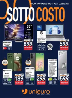 Anteprima del volantino Unieuro volantino valido a partire dal 17/07/2026