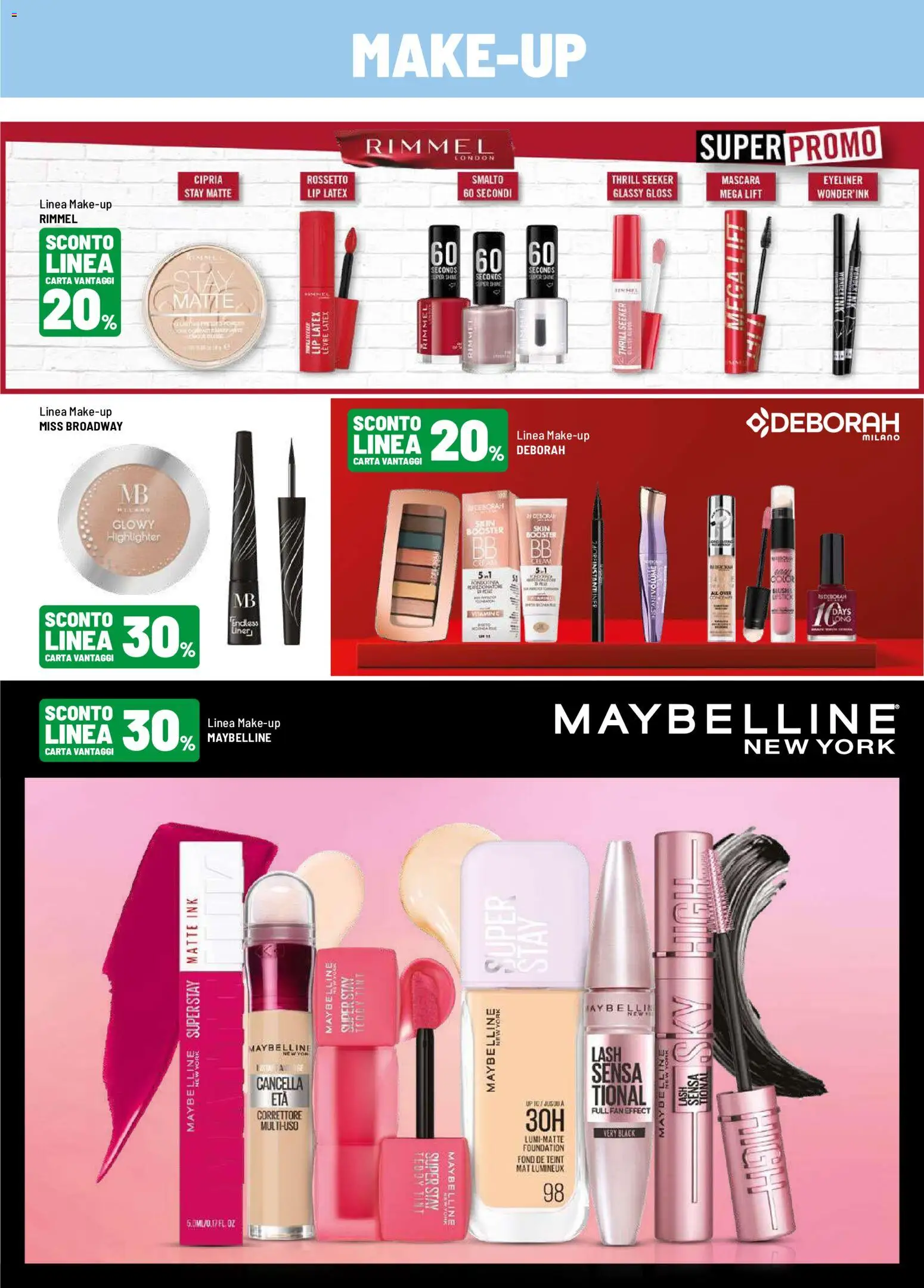Volantino Iper del 03/07/2026 | Pagina: 15 | Prodotti: Mascara, Rossetto, Correttore, Cipria