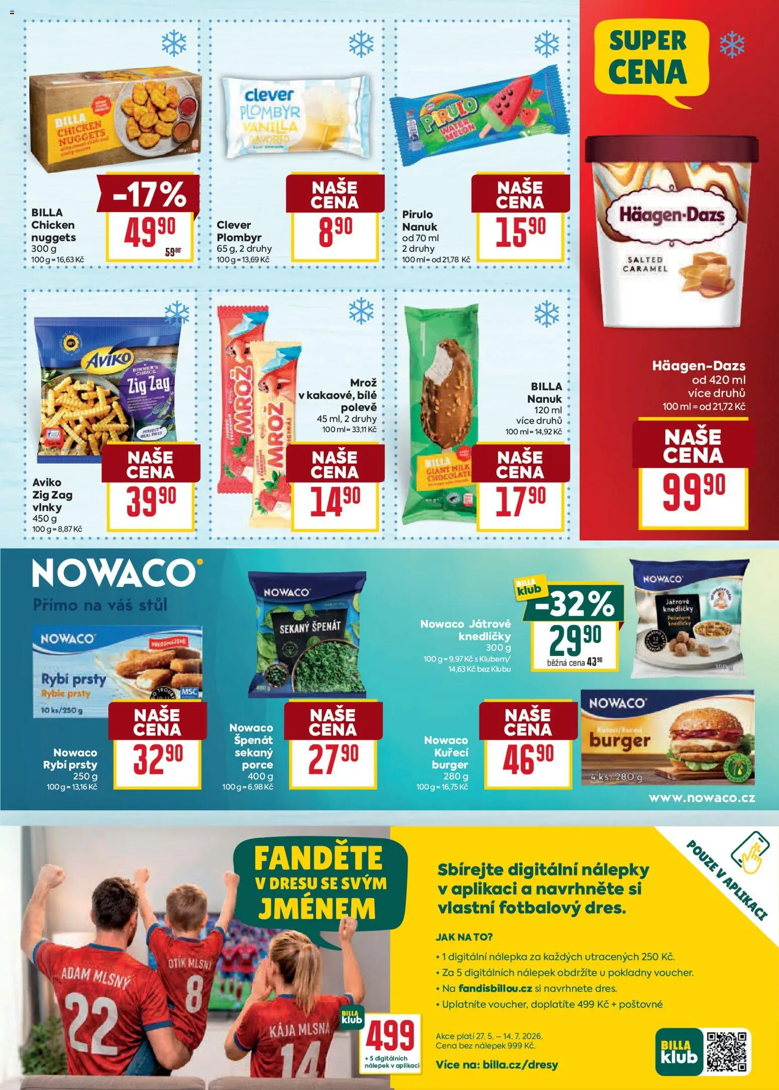 Billa Velký leták od 03.06.2026 | Strana: 19 | Produkty: Burger, Nálepky, Stůl, Clever